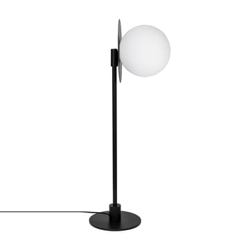 Lampa stołowa Art deco - czarny, szkło opalowe - Globen Lighting
