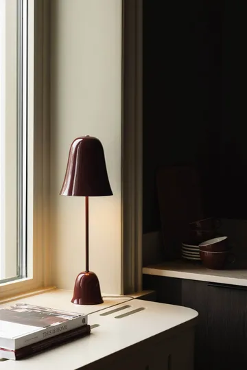 Lampa stołowa Blåklockan - Winna czerwień (czerwony), Ø16x 50cm wys. - Globen Lighting