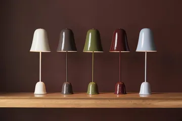 Lampa stołowa Blåklockan - Winna czerwień (czerwony), Ø16x 50cm wys. - Globen Lighting