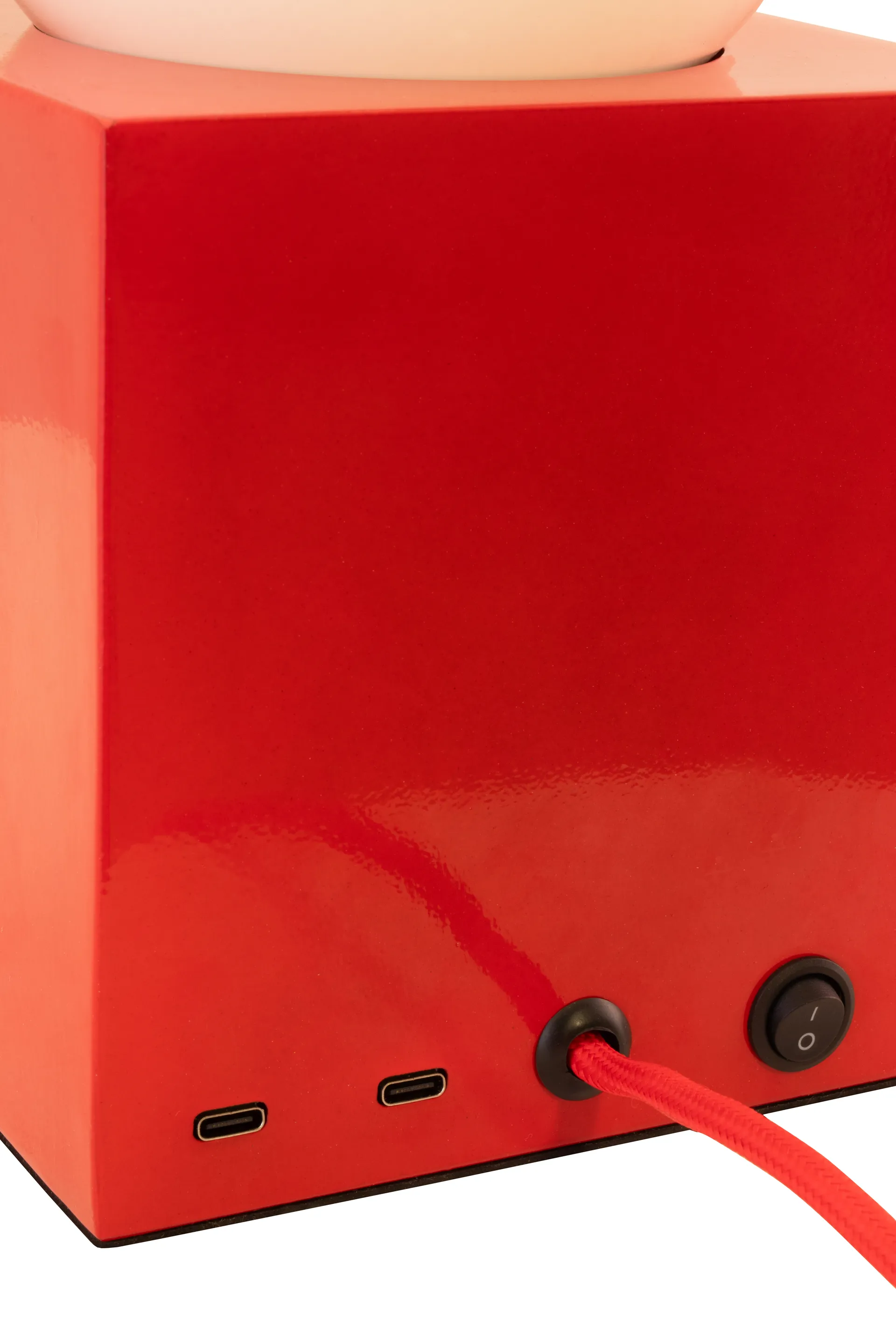 Lampa stołowa Bob 14, Czerwony Globen Lighting