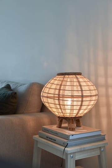 Lampa stołowa Borneo Ø30 cm - Naturalny - Globen Lighting
