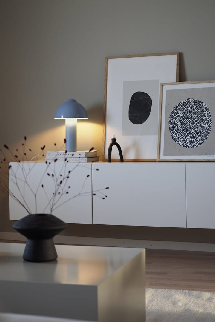 Lampa stołowa Buddy 23, 36 cm, Jasnoniebieski Globen Lighting