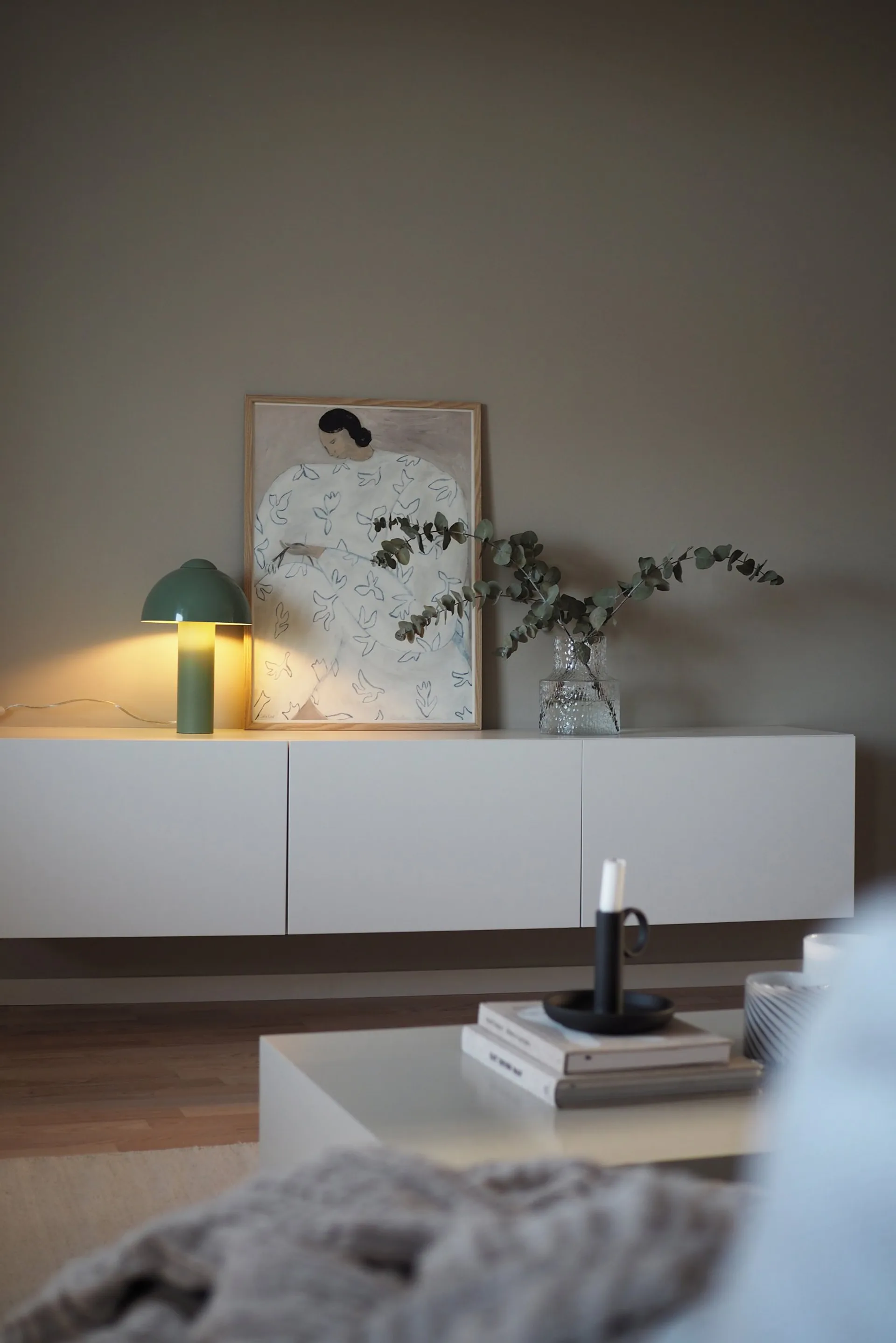 Lampa stołowa Buddy 23, 36 cm, Zielony Globen Lighting