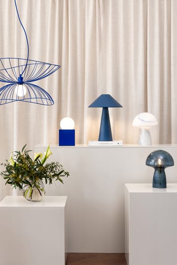 Lampa stołowa Cannes - Niebieski - Globen Lighting