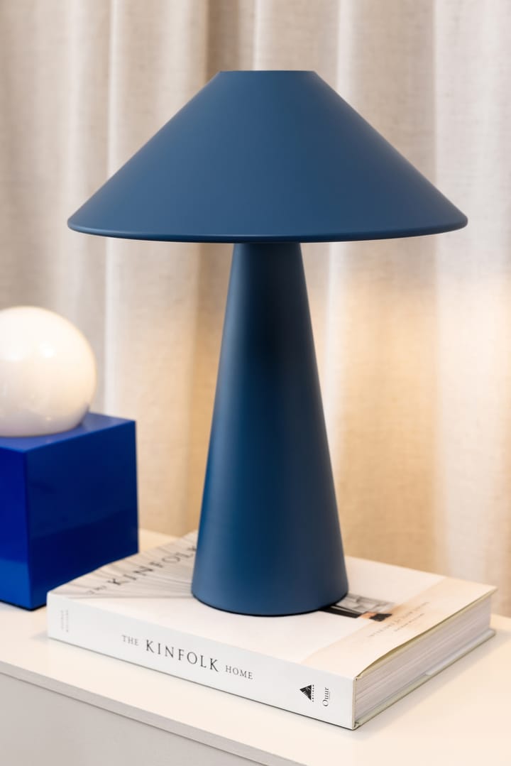 Lampa stołowa Cannes, Niebieski Globen Lighting