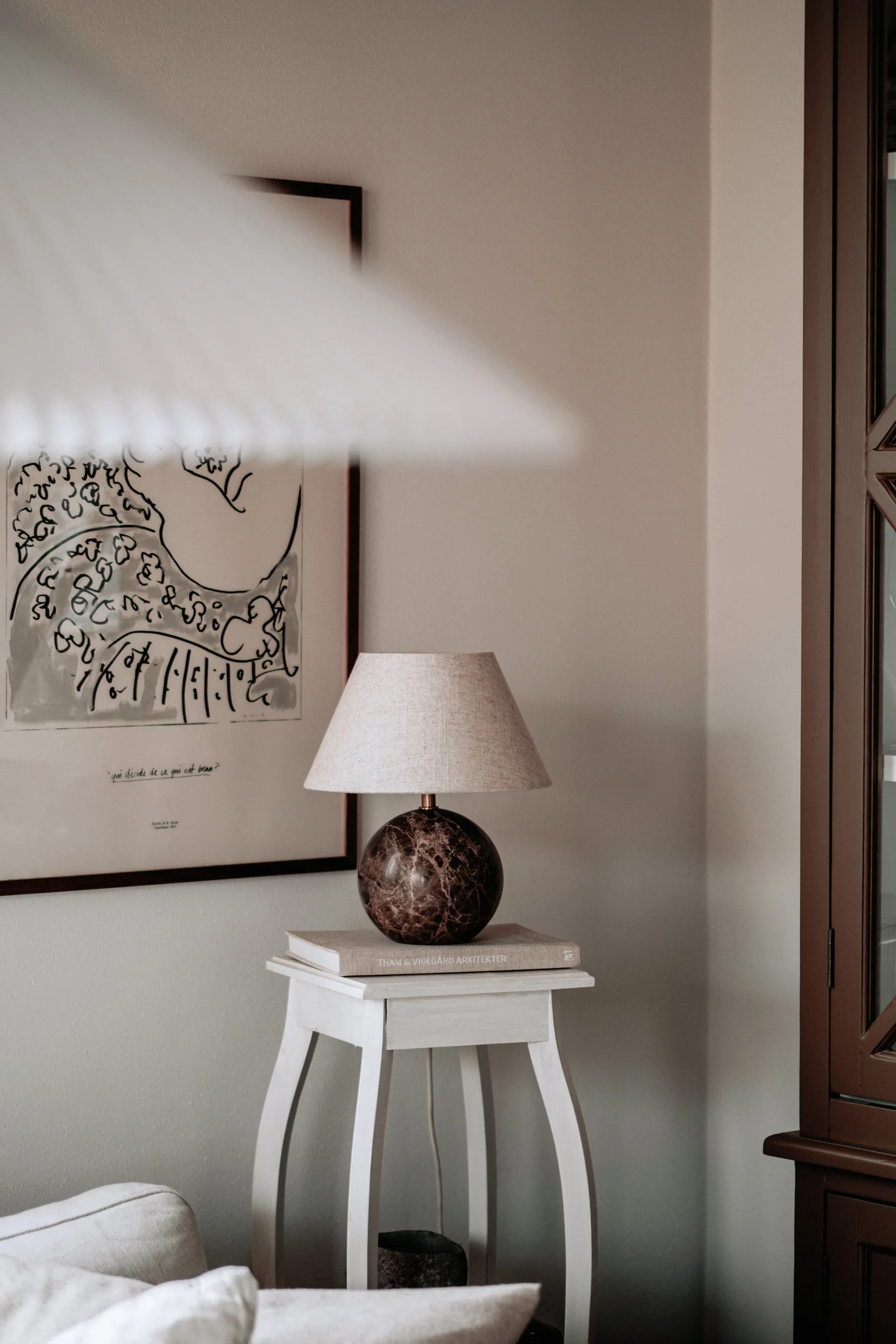 Lampa stołowa Castello 24, Brązowa Globen Lighting