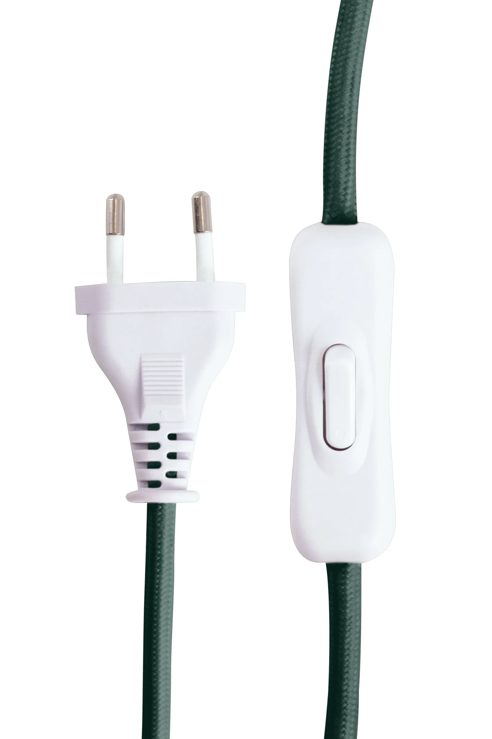 Lampa stołowa Castello 24, Ciemnozielony marmur, biały klosz Globen Lighting