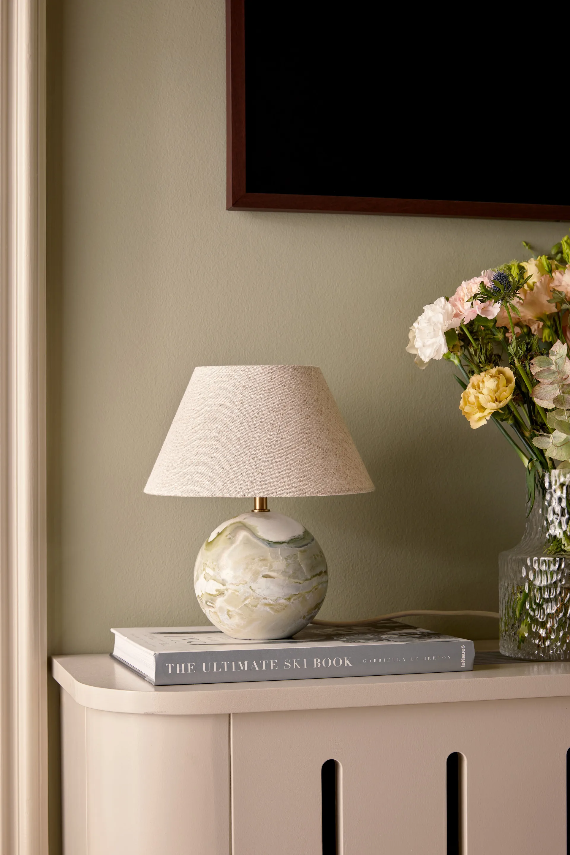 Lampa stołowa Castello 24, Zielona Globen Lighting