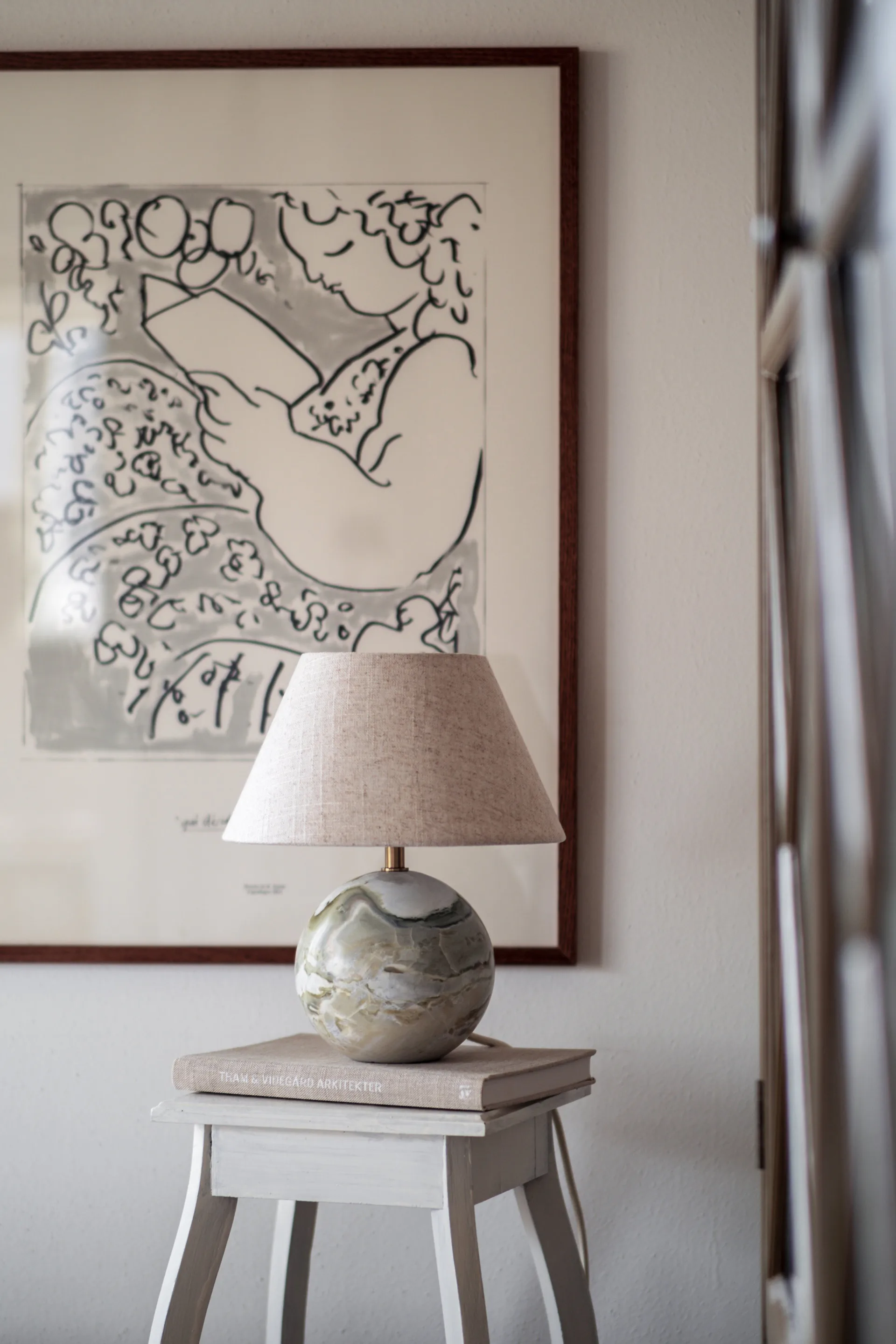 Lampa stołowa Castello 24, Zielona Globen Lighting