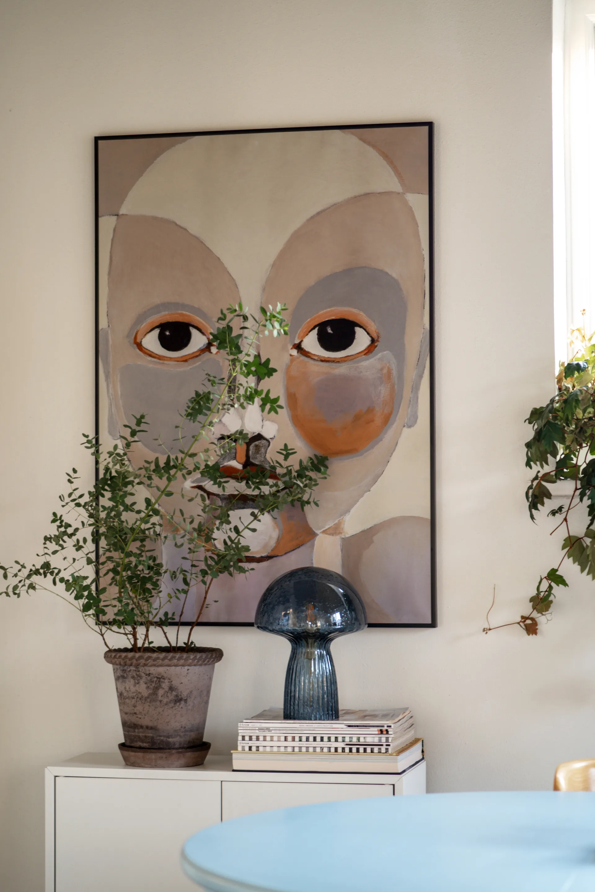 Lampa stołowa Fungo 22 Special Edition, Niebieski Globen Lighting