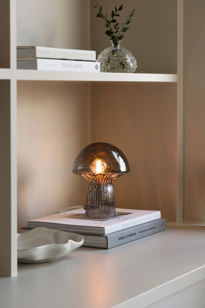Lampa stołowa Fungo, edycja specjalna, przydymiona, Ø16 cm, W:20 cm Globen Lighting