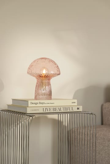 Lampa stołowa Fungo, edycja specjalna, różowa - Ø16 cm, W: 20 cm - Globen Lighting
