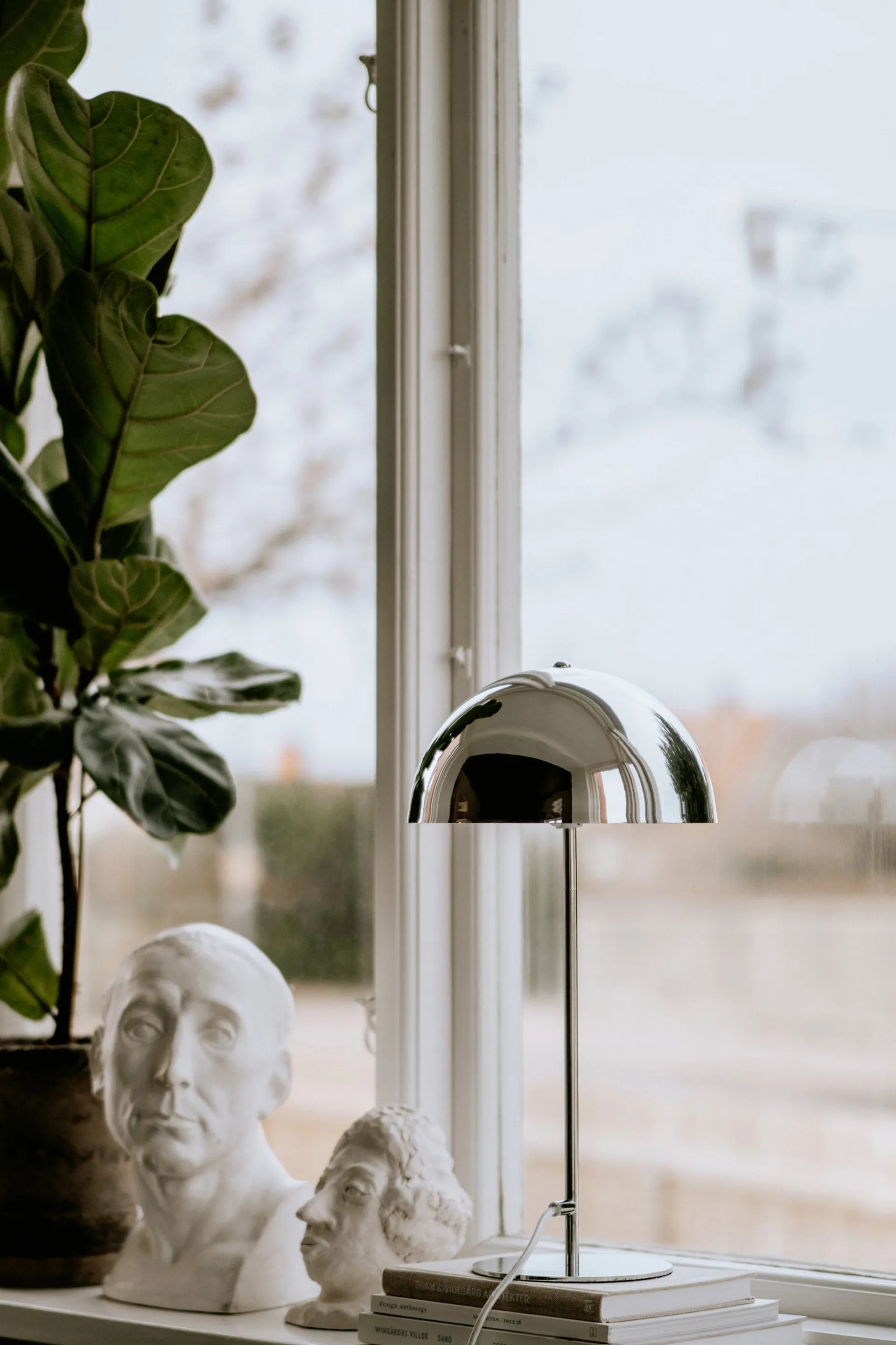 Lampa stołowa Icon 36 cm, Chrom Globen Lighting