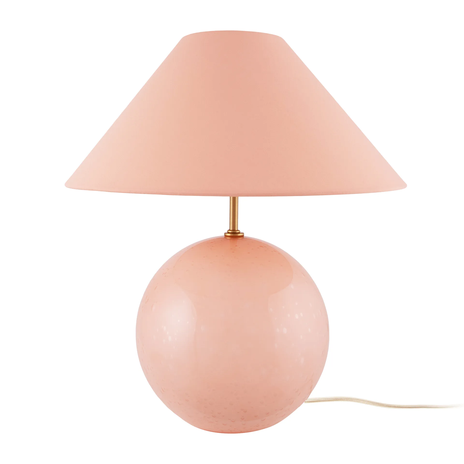 Lampa stołowa Iris 35, 39 cm, Blush Globen Lighting
