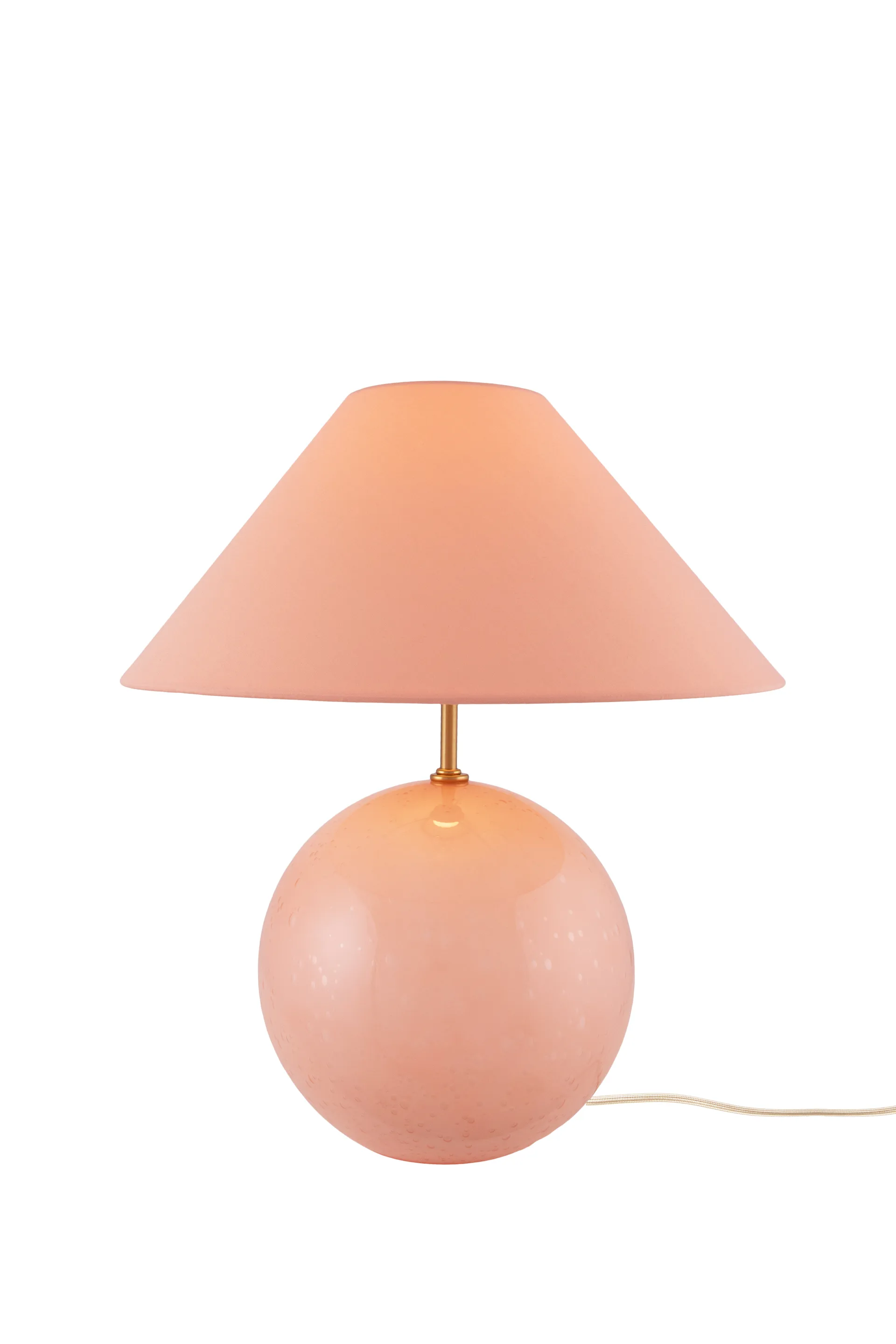 Lampa stołowa Iris 35, 39 cm, Blush Globen Lighting