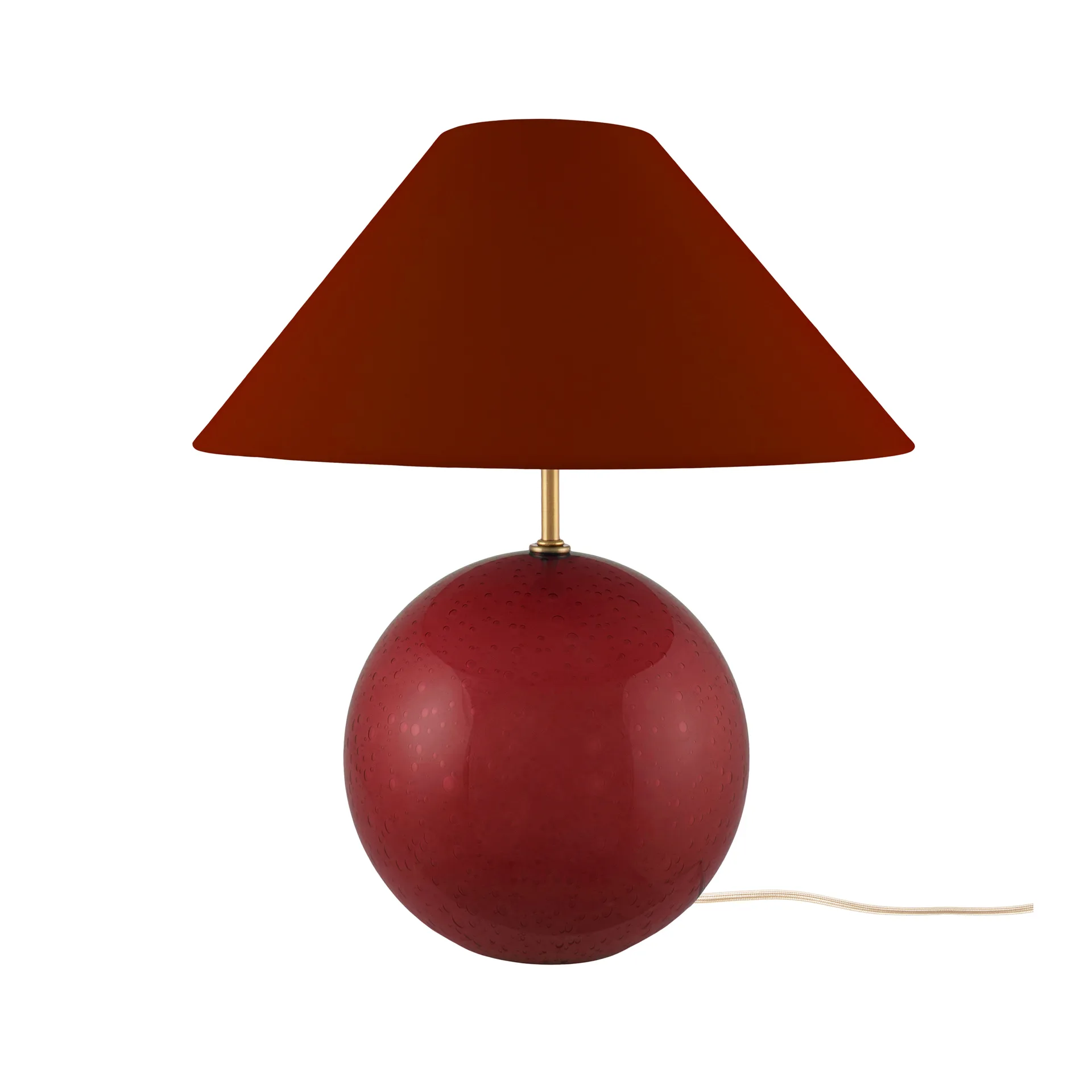 Lampa stołowa Iris 35, 39 cm, Burgundy Globen Lighting