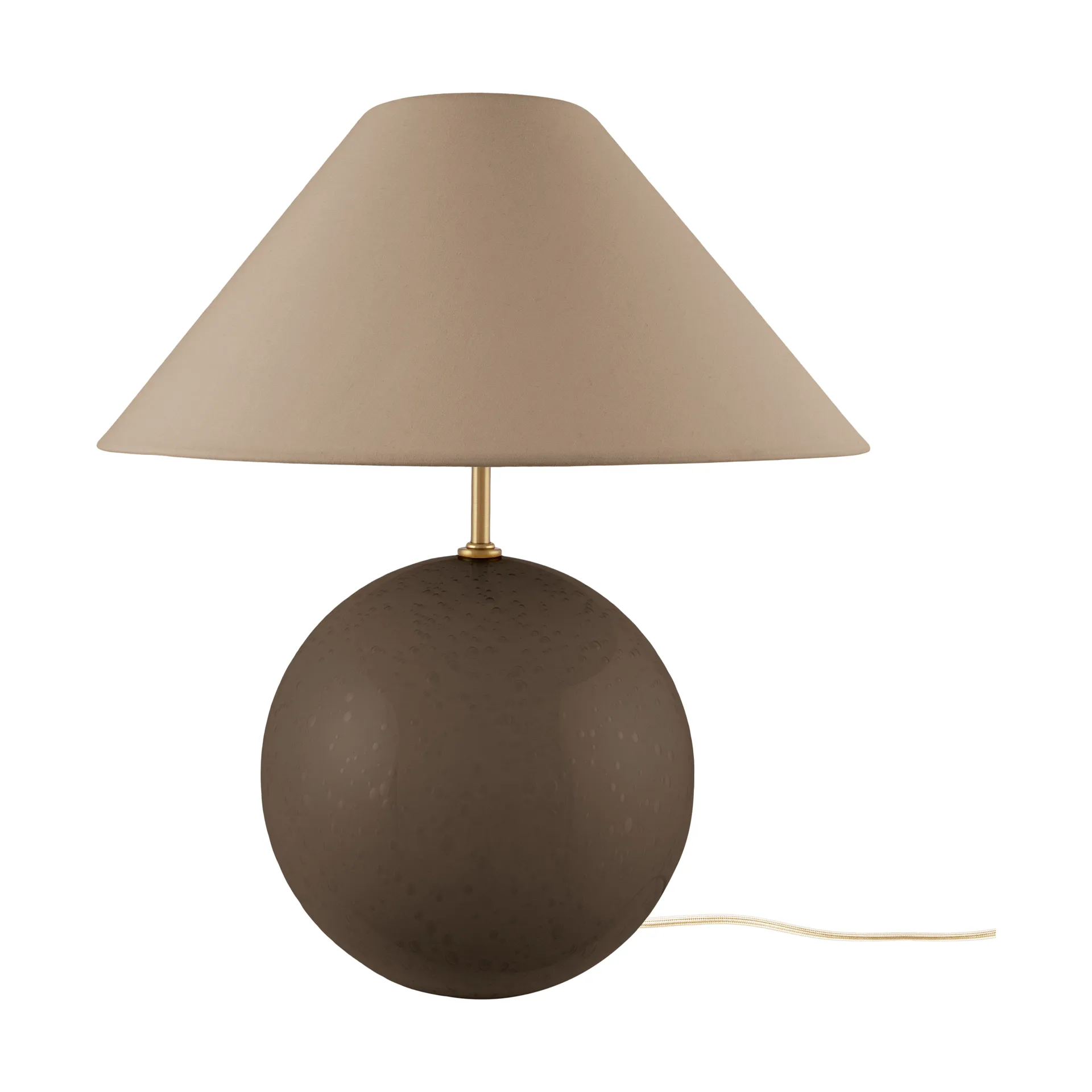 Lampa stołowa Iris 35, 39 cm, Mocha Globen Lighting