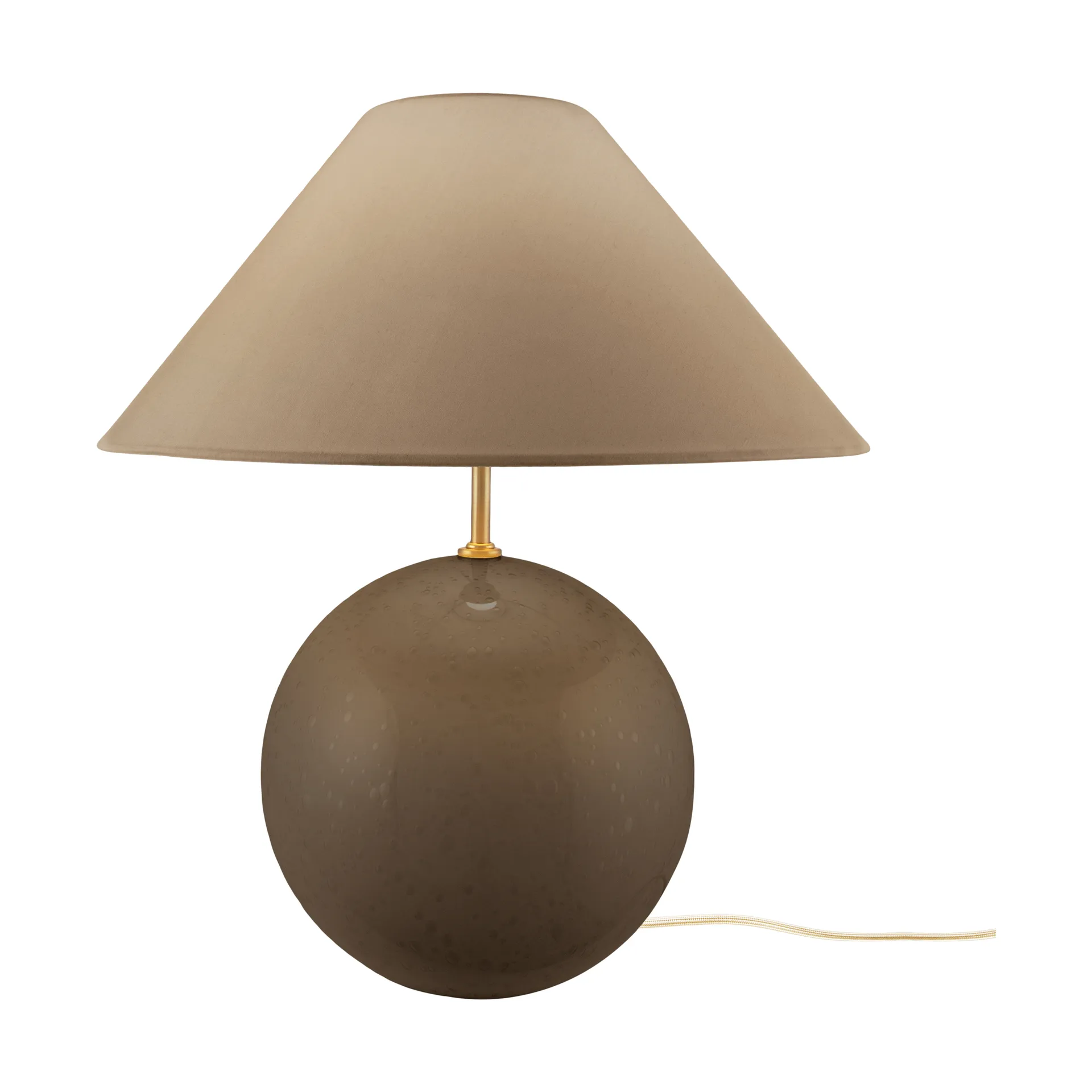 Lampa stołowa Iris 35, 39 cm, Mocha Globen Lighting