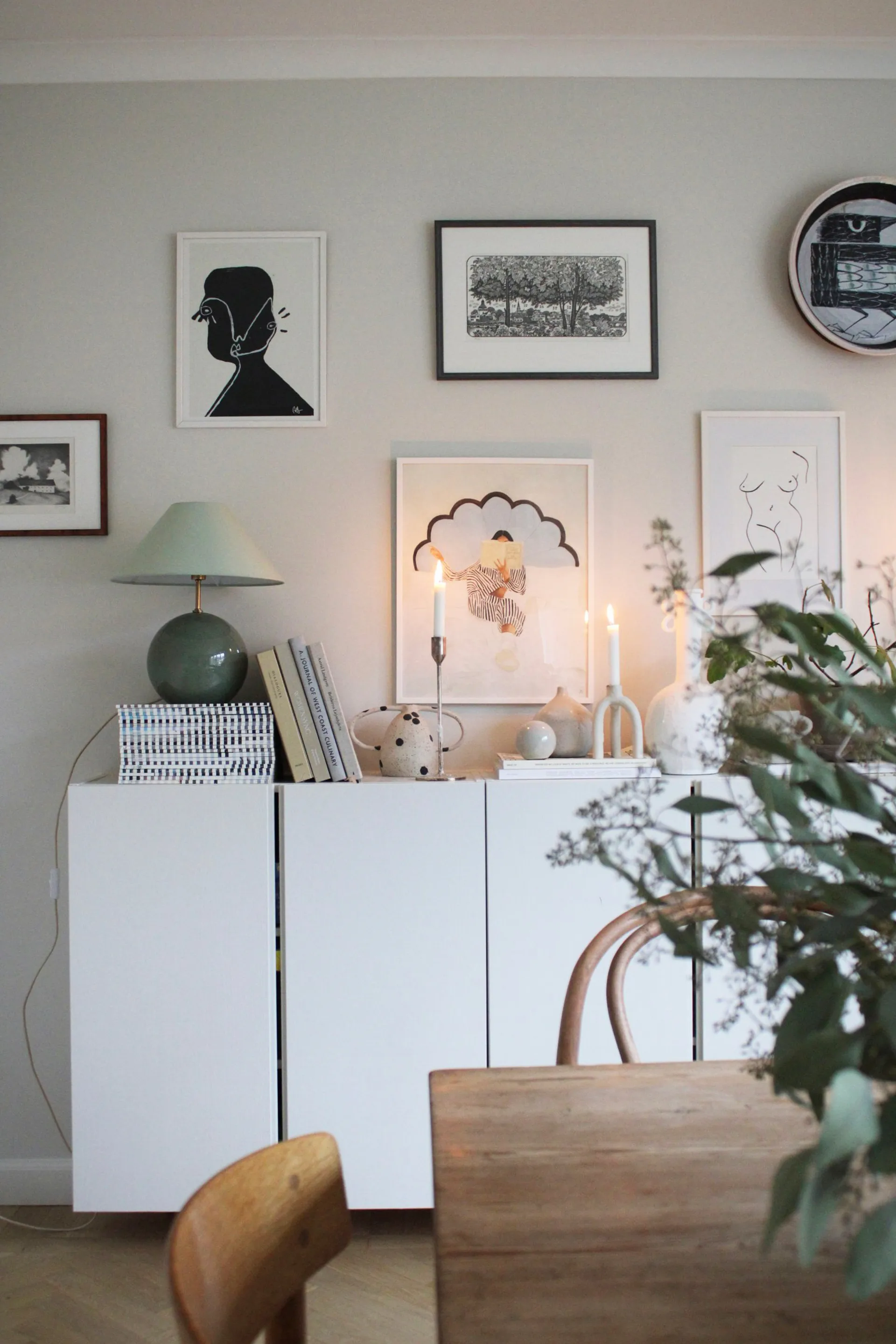 Lampa stołowa Iris 35, 39 cm, Zielony Globen Lighting