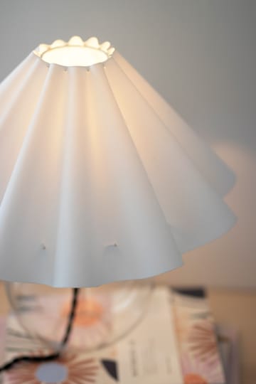 Lampa stołowa Judyta Ø30 cm - Przezroczysty-biały - Globen Lighting