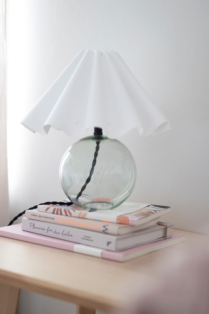 Lampa stołowa Judyta Ø30 cm - Zielono-biały - Globen Lighting
