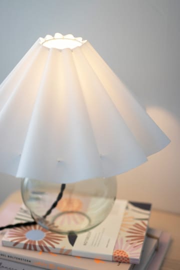 Lampa stołowa Judyta Ø30 cm - Zielono-biały - Globen Lighting