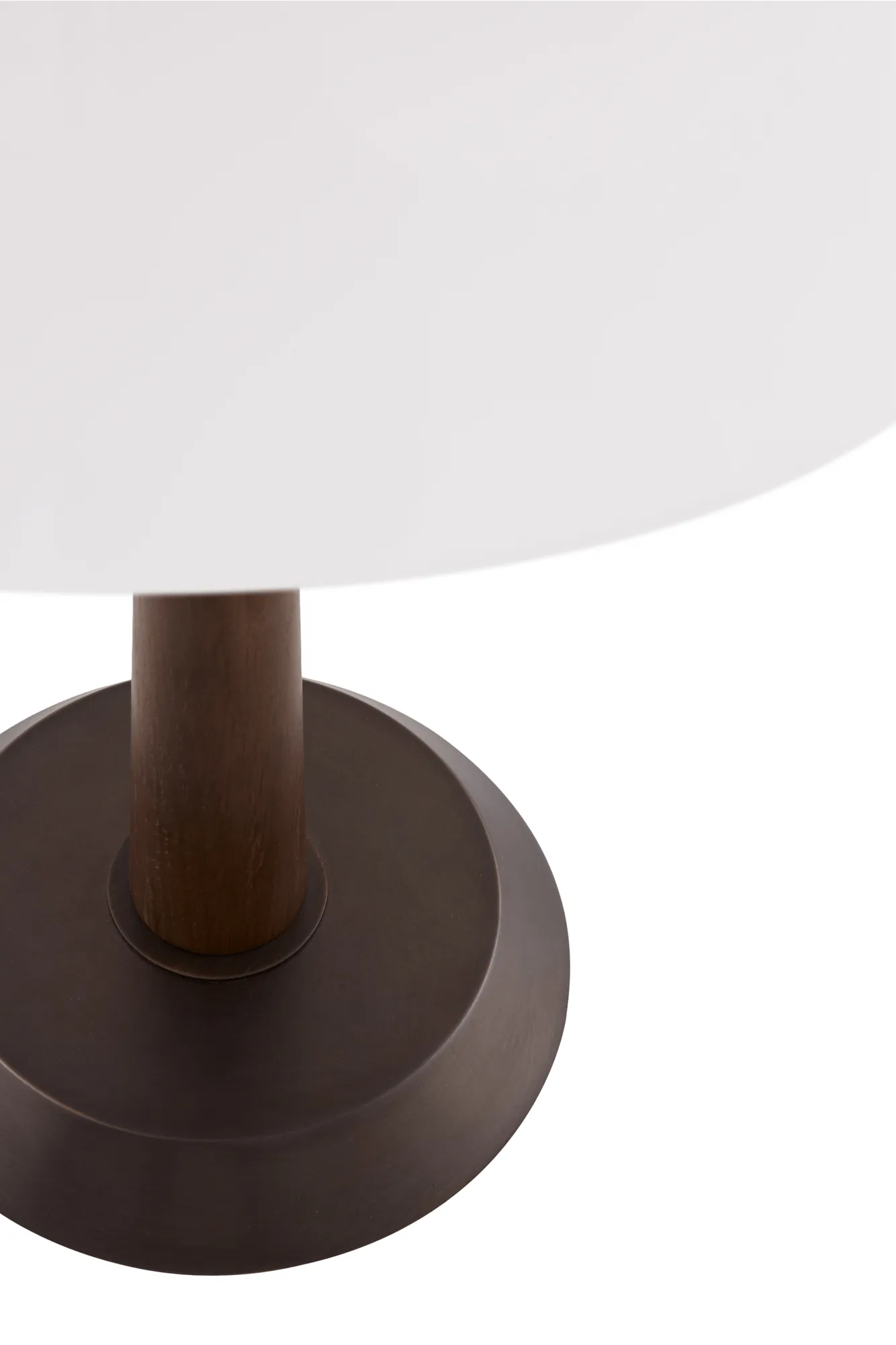 Lampa stołowa Ligna, Bejcowany na brązowo, Ø29x39,2 cm Globen Lighting