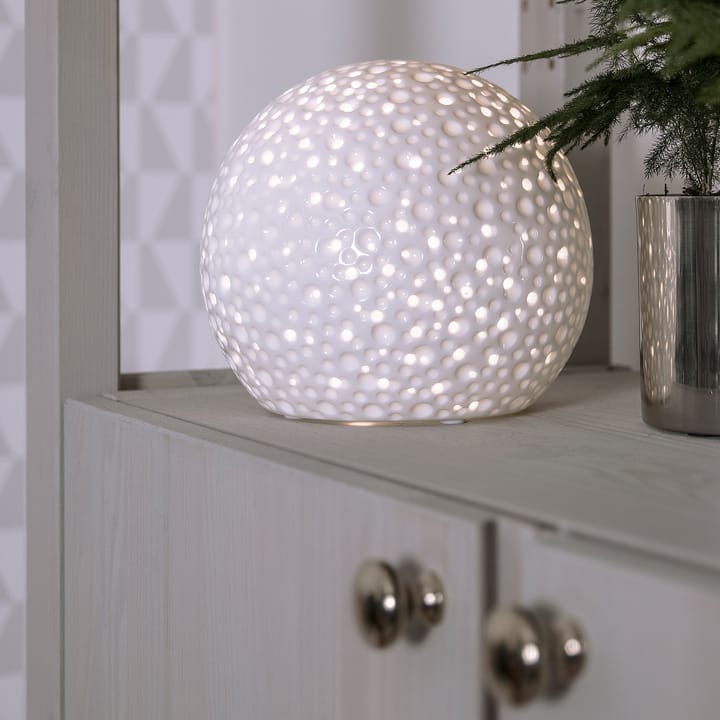 Lampa stołowa Moonlight 16 cm - Biały - Globen Lighting