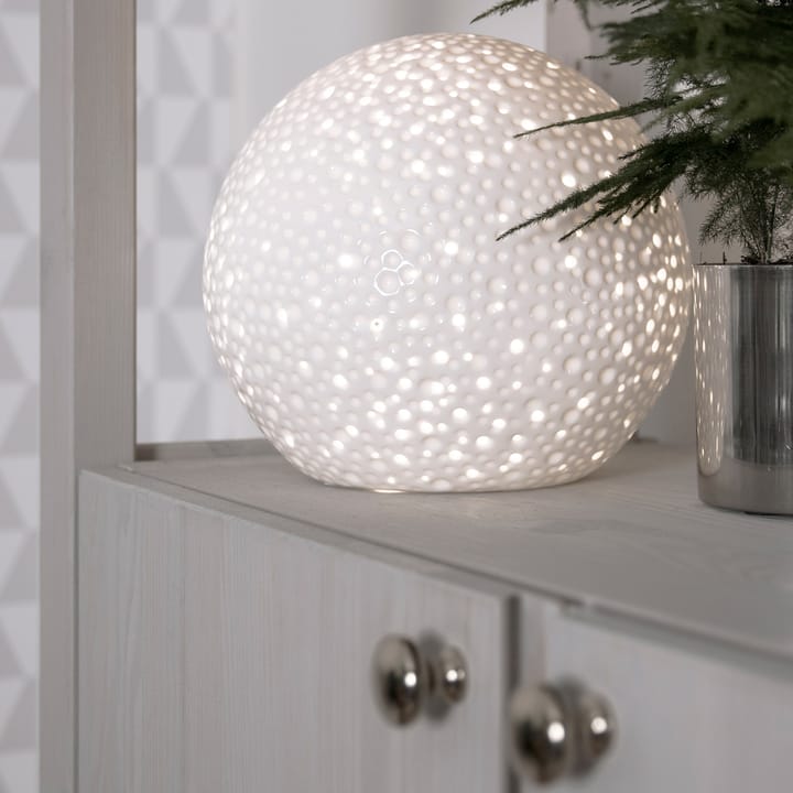 Lampa stołowa Moonlight XL 21 cm - Biały - Globen Lighting