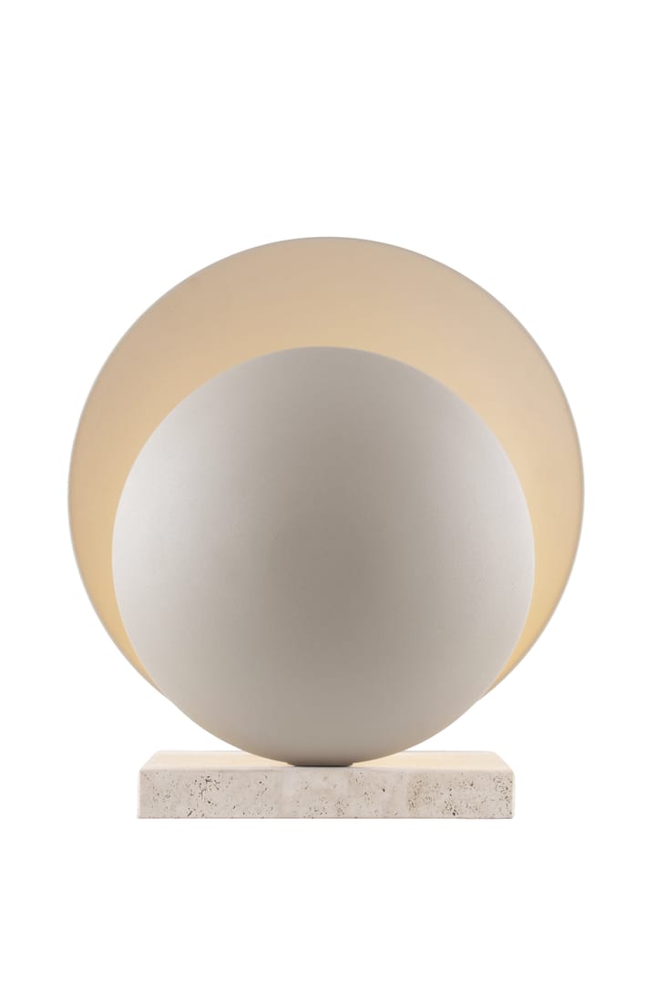 Lampa stołowa Orbit - Beż-trawertyn - Globen Lighting