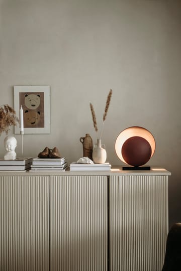 Lampa stołowa Orbit - Maroon-brązowy - Globen Lighting