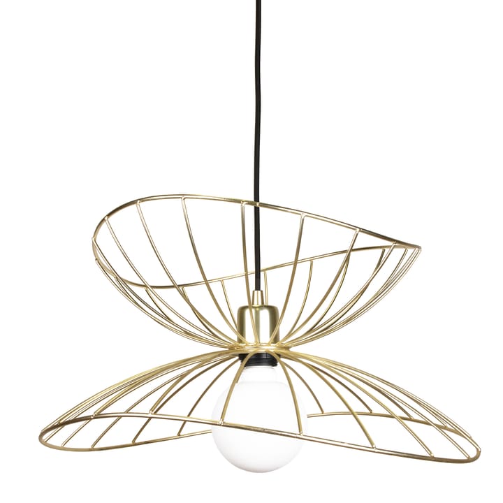 Lampa stołowa Ray Ø 45 cm - szczotkowany mosiądz - Globen Lighting