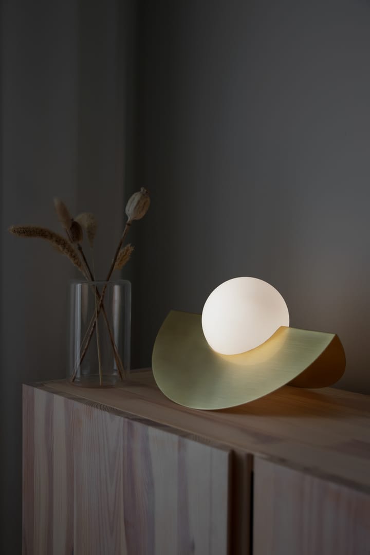 Lampa stołowa Roccia - Mosiądz szczotkowany - Globen Lighting