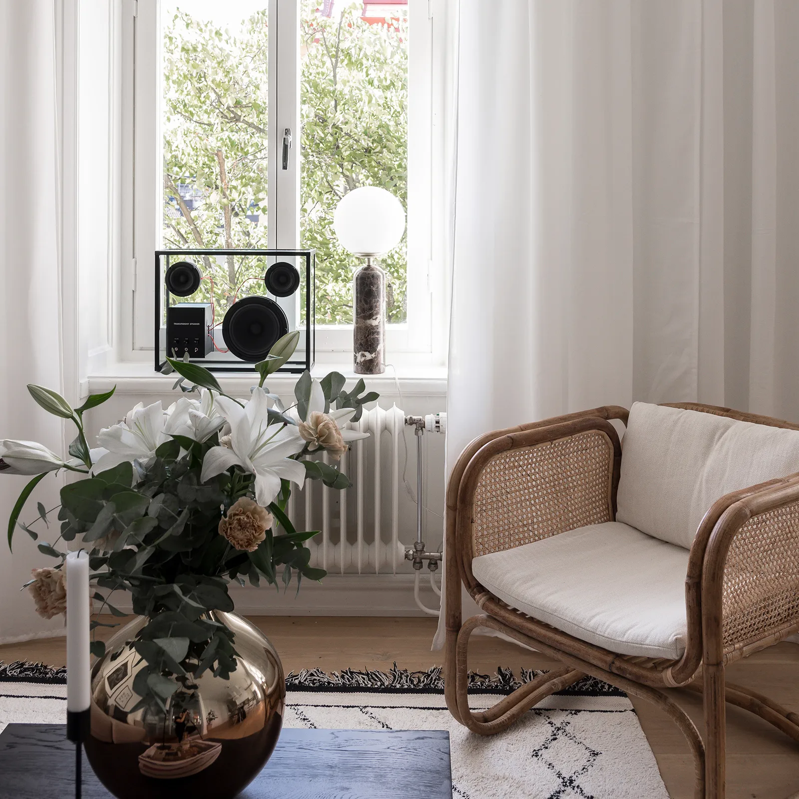 Lampa stołowa Torrano, Brązowy Globen Lighting