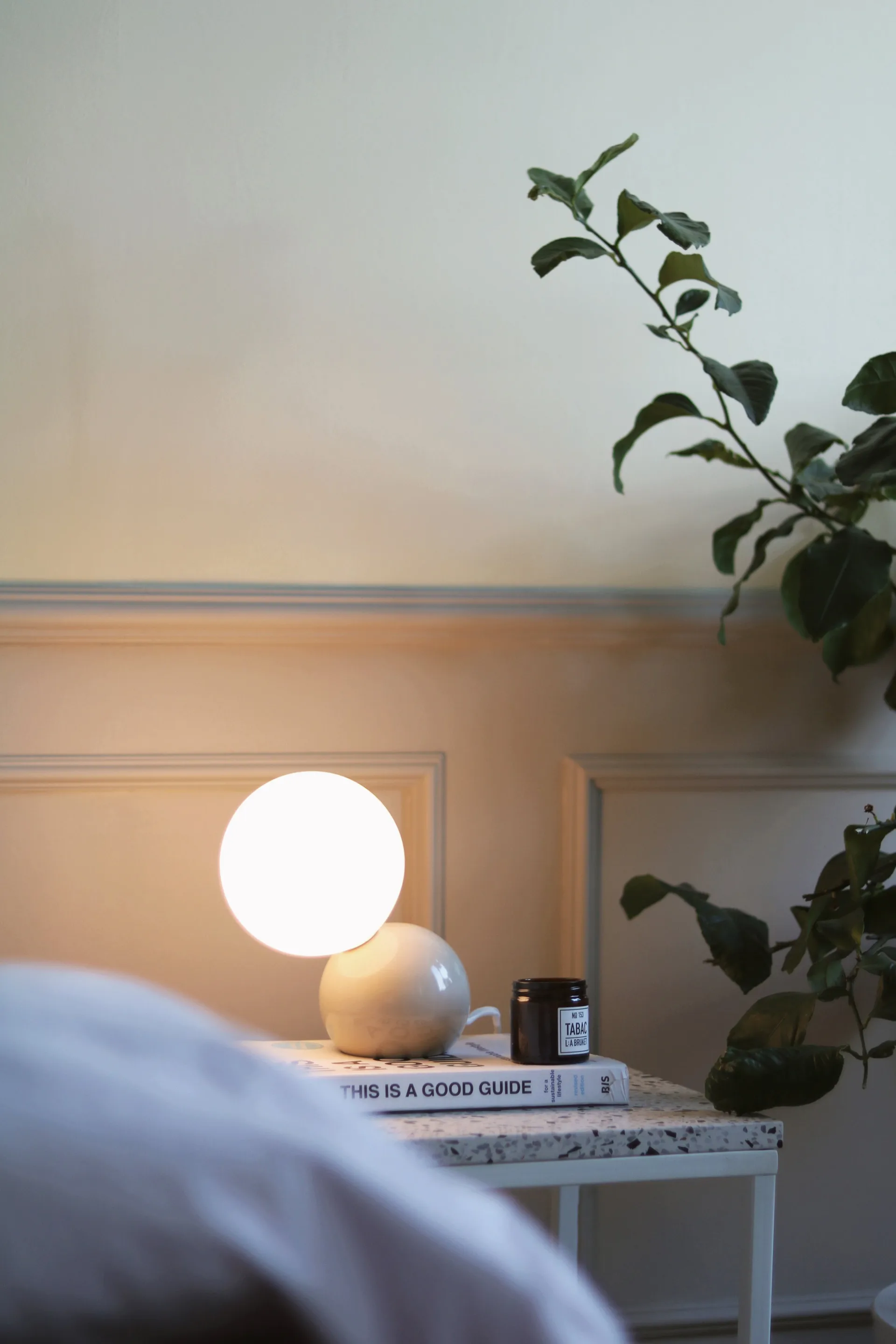 Lampa stołowa/ścienna Ripley, Beżowa Globen Lighting