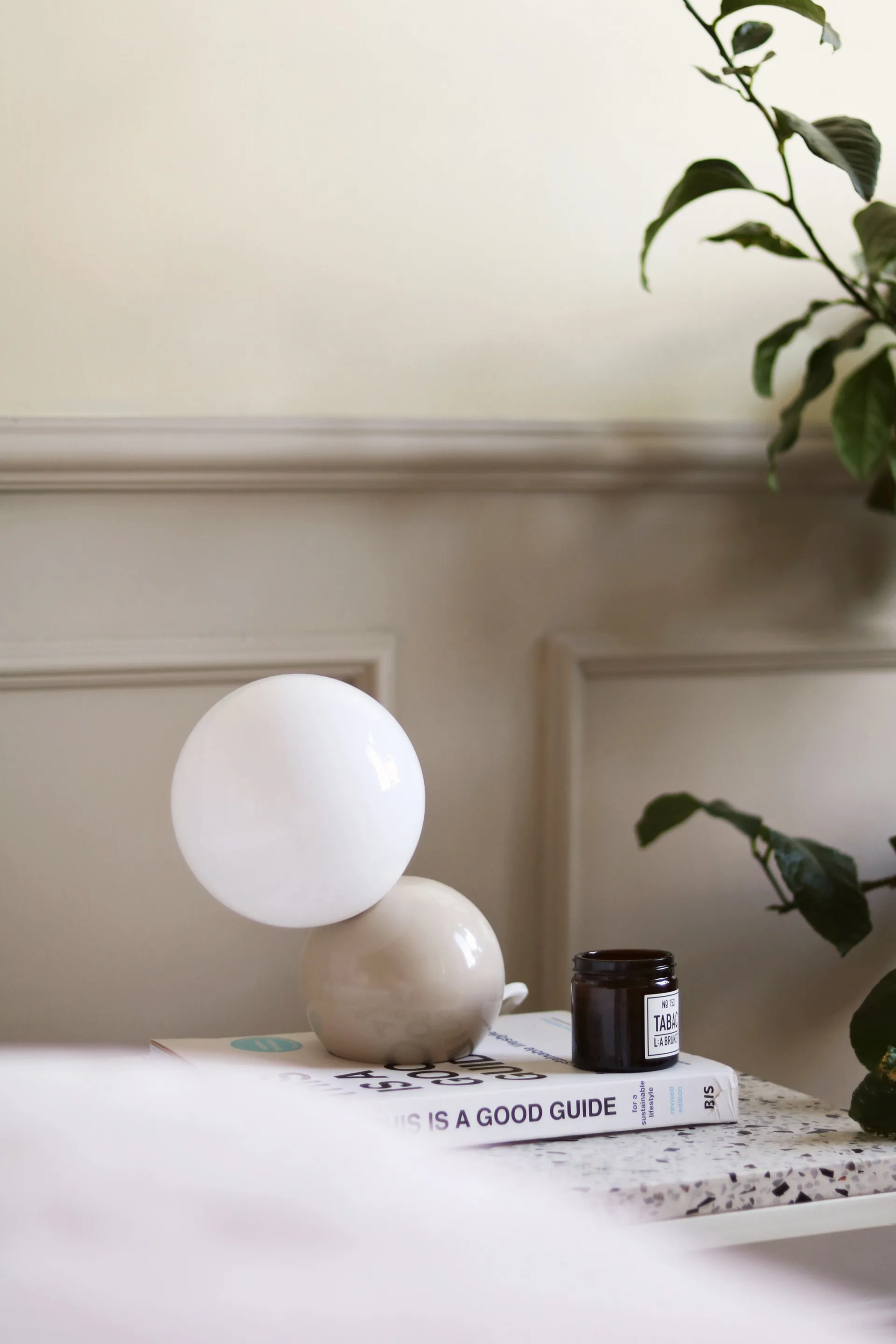 Lampa stołowa/ścienna Ripley, Beżowa Globen Lighting