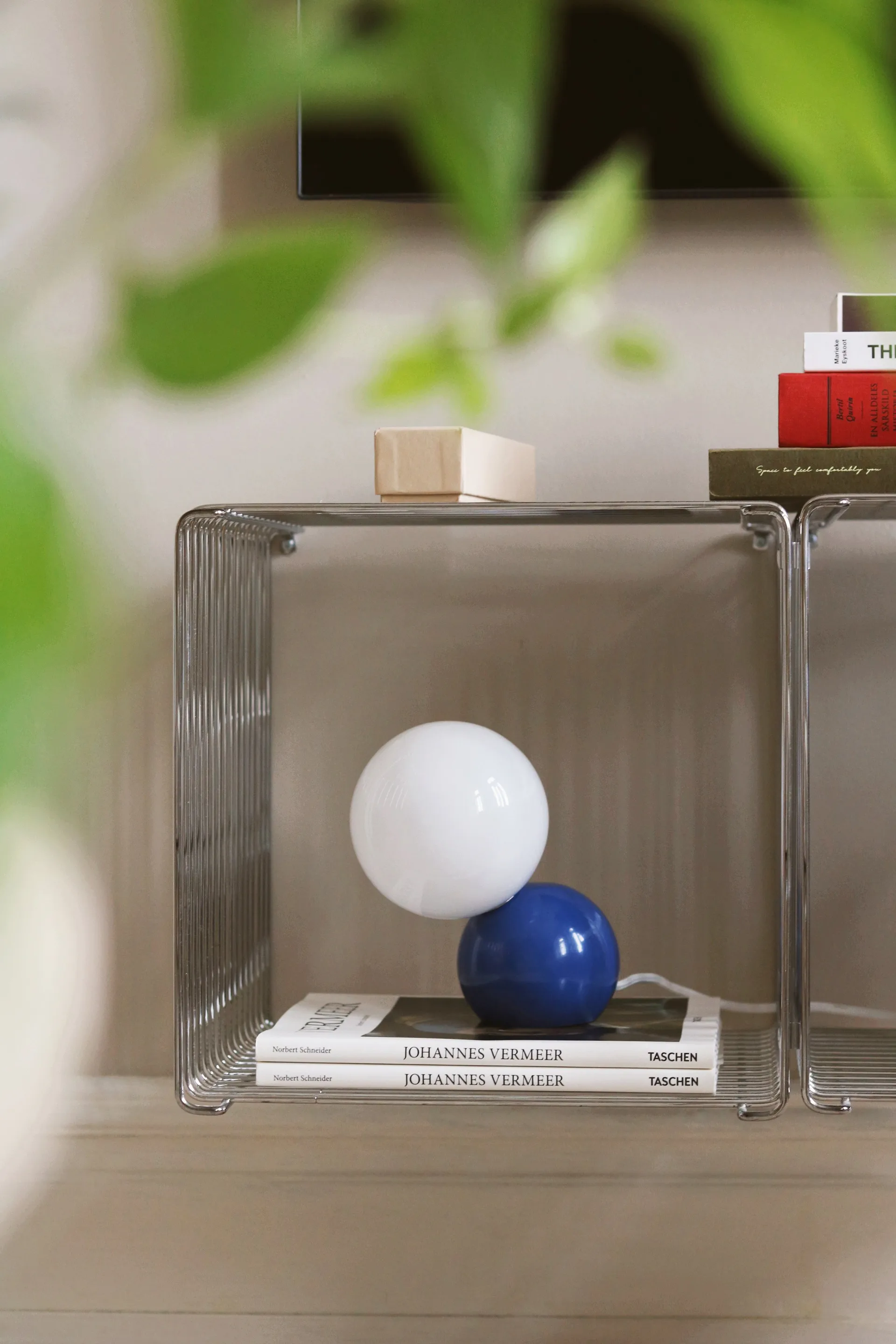 Lampa stołowa/ścienna Ripley, Niebieska Globen Lighting