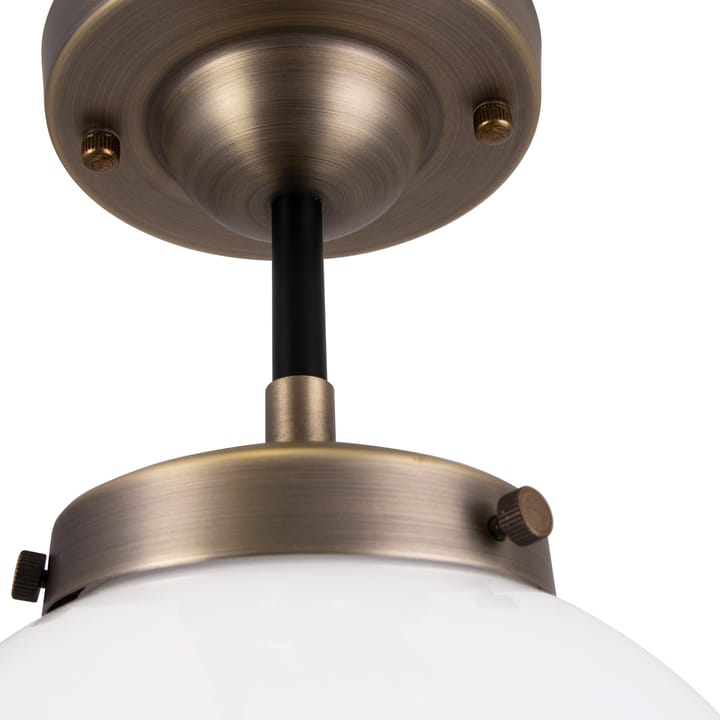 Lampa wisząca Alley IP44, Mosiądz postarzany-biały Globen Lighting