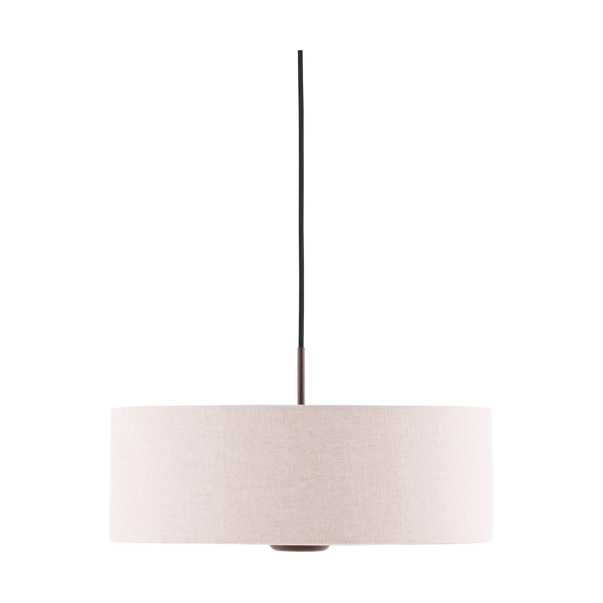 Lampa wisząca Bosco, Beżowy, dąb bejcowany na brązowo, Ø55 cm Globen Lighting