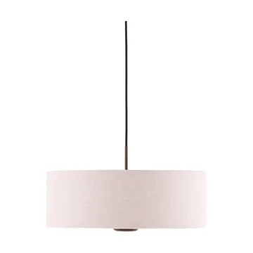 Lampa wisząca Bosco - Beżowy, dąb bejcowany na brązowo, Ø55 cm - Globen Lighting