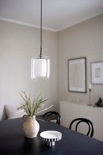 Lampa wisząca Cuboza Ø20 cm - Przezroczysty-biały - Globen Lighting