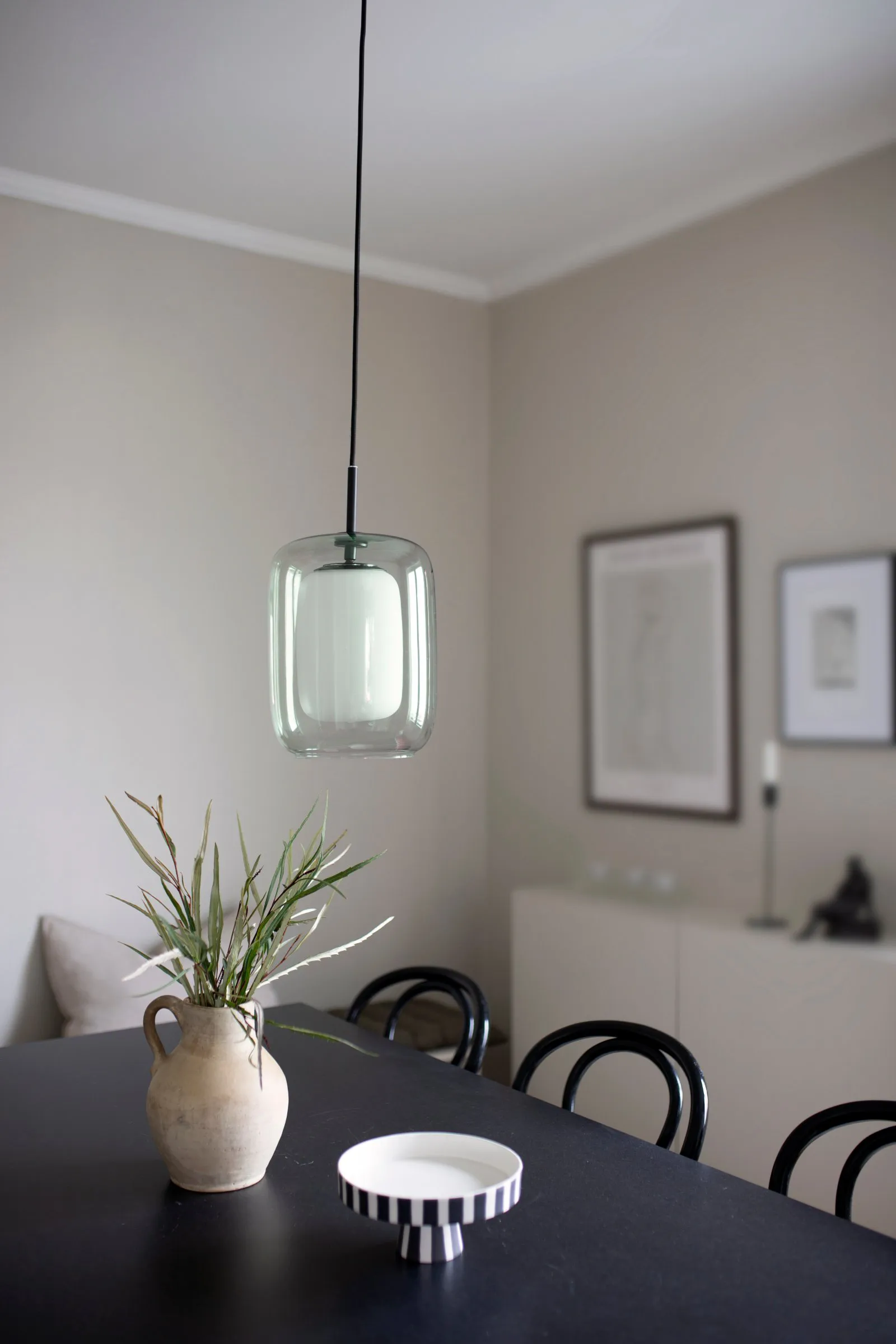 Lampa wisząca Cuboza Ø20 cm, Zielono-biały Globen Lighting