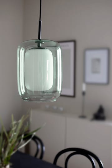 Lampa wisząca Cuboza Ø20 cm - Zielono-biały - Globen Lighting