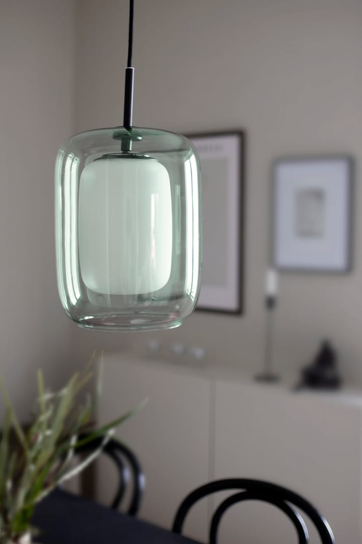 Lampa wisząca Cuboza Ø20 cm, Zielono-biały Globen Lighting