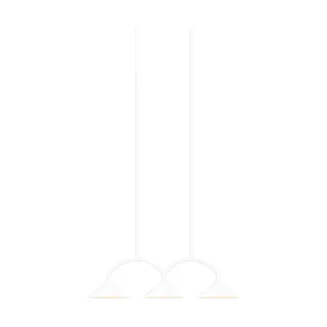 Lampa wisząca Curve 3 - Biały - Globen Lighting