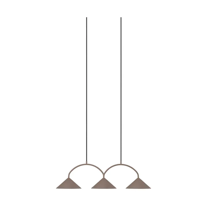 Lampa wisząca Curve 3 - Mocha - Globen Lighting