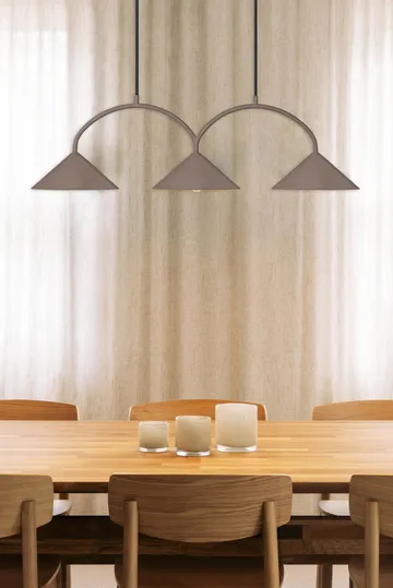 Lampa wisząca Curve 3 - Mocha - Globen Lighting