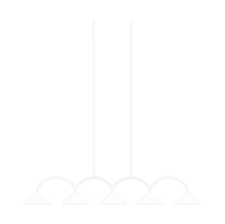 Lampa wisząca Curve 5 - Biały - Globen Lighting