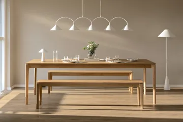 Lampa wisząca Curve 5 - Biały - Globen Lighting