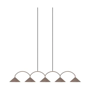 Lampa wisząca Curve 5 - Mocha - Globen Lighting